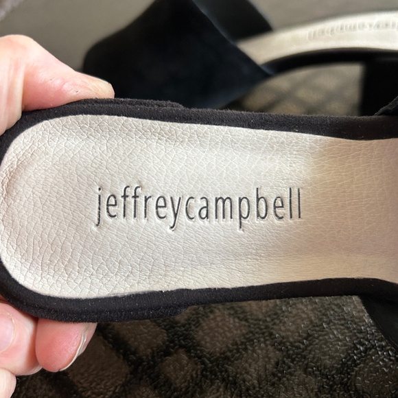 Jeffery Campbell Beaton Suede Slide Heeled Sandal Size 6 - Picture 7 of 9